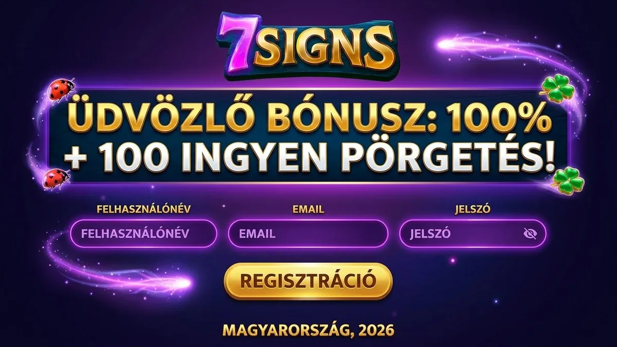 Regisztráció bónusszal